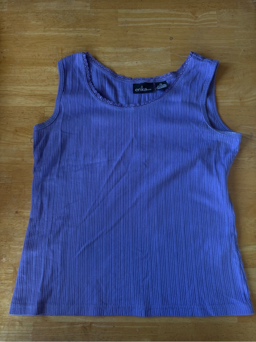 *VINTAGE COTTON BLEND* Purple Tank Top
